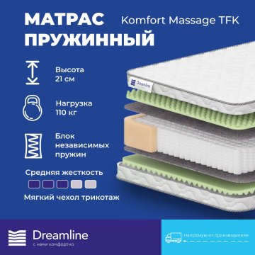 Матрас dreamline massage komfort